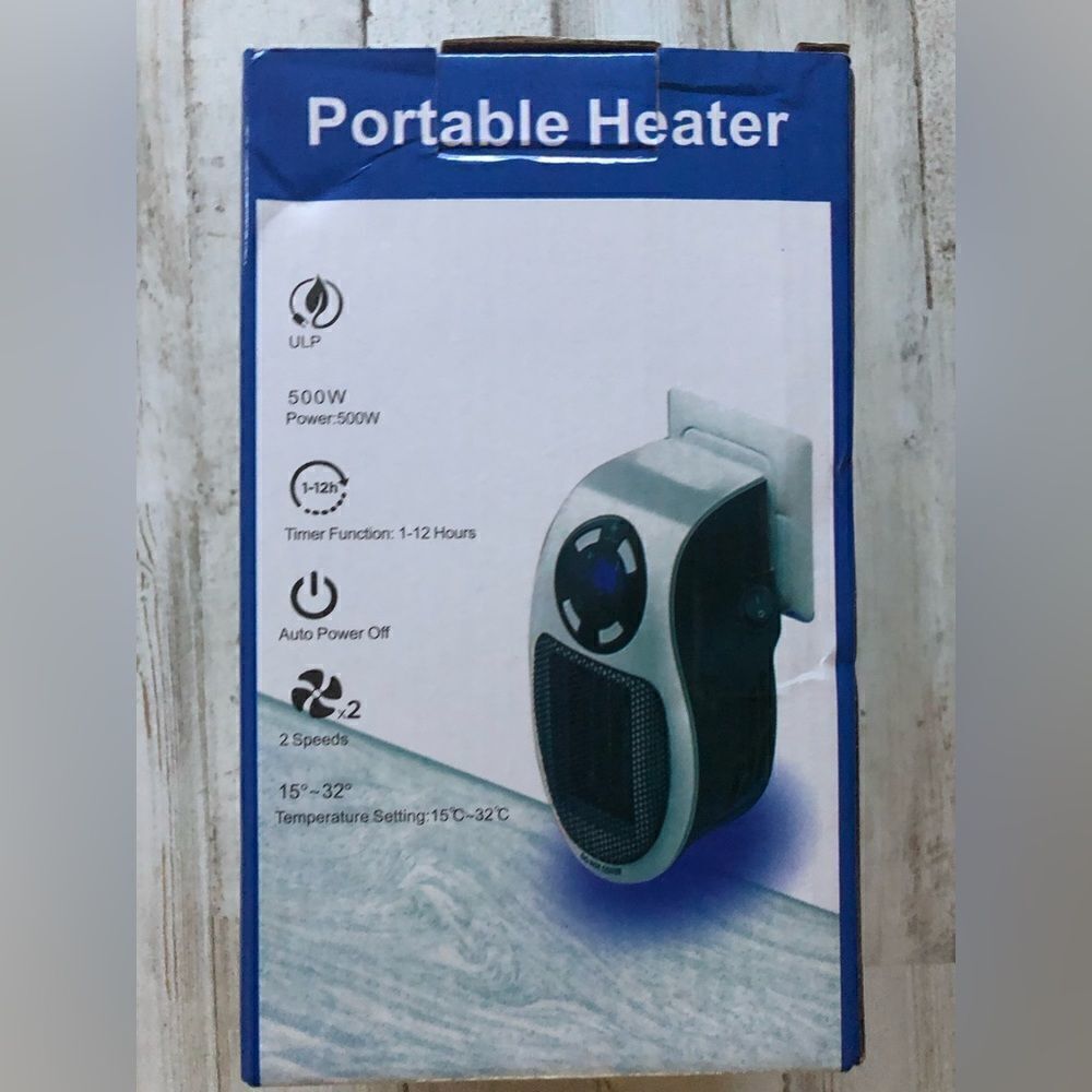 Portable plug in heater